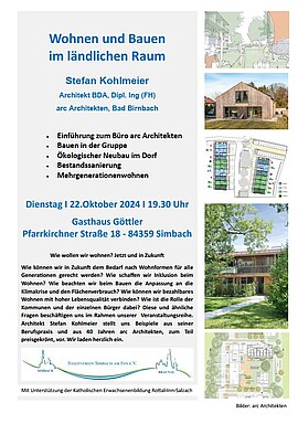 Banner Wohnen und Bauen im ländlichen Raum