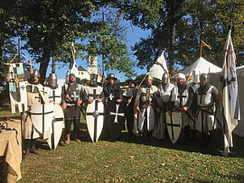 Banner Teilnahme am Mittelalterfest Mariakirchen