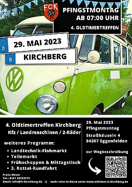 Banner 4. Oldtimertreffen Kirchberg