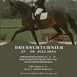Banner Dressurturnier