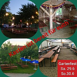 Banner Gartenfest