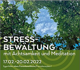 Banner Stressbewältigung mit Achtsamkeit und Meditation 